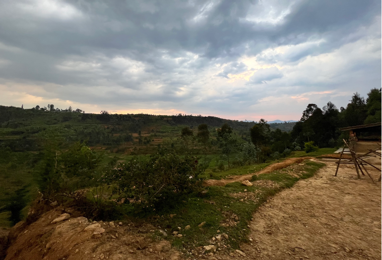 Storm rolling over Rwandan Hills